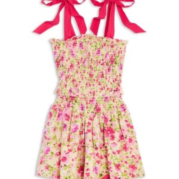 Katie J NYC Girls Emerson Dress Vacay Floral Size Small (7-8) New Condition! - Picture 3 of 4